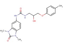 N-(1,3-dimethyl-2-oxo-2,3-dihydro-1H-benzimidazol-5-yl)-N'-[2-hydroxy-3-(4-methylphenoxy)propyl]urea