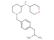 1-(4-isobutylbenzyl)-N-(tetrahydro-2H-pyran-4-yl)-3-piperidinamine