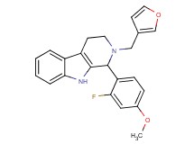 1-(2-fluoro-4-methoxyphenyl)-2-(3-furylmethyl)-2,3,4,9-tetrahydro-1H-beta-carboline