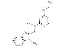 N~4~-ethyl-N~2~-methyl-N~2~-[(1-methyl-1H-benzimidazol-2-yl)methyl]pyrimidine-2,4-diamine