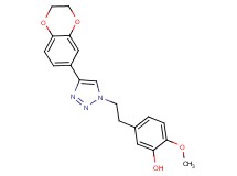 5-{2-[4-(2,3-dihydro-1,4-benzodioxin-6-yl)-1H-1,2,3-triazol-1-yl]ethyl}-2-methoxyphenol
