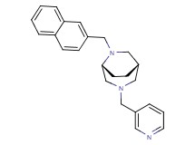 (1S*,5R*)-6-(2-naphthylmethyl)-3-(pyridin-3-ylmethyl)-3,6-diazabicyclo[3.2.2]nonane