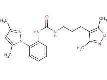 N-[3-(3,5-dimethylisoxazol-4-yl)propyl]-N'-[2-(3,5-dimethyl-1H-pyrazol-1-yl)phenyl]urea