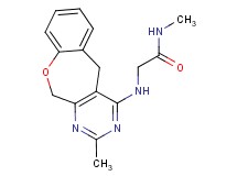 N~1~-methyl-N~2~-(2-methyl-5,11-dihydro[1]benzoxepino[3,4-d]pyrimidin-4-yl)glycinamide