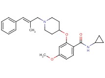 N-cyclopropyl-4-methoxy-2-({1-[(2E)-2-methyl-3-phenyl-2-propen-1-yl]-4-piperidinyl}oxy)benzamide