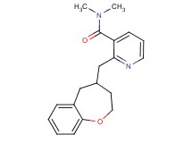 N,N-dimethyl-2-(2,3,4,5-tetrahydro-1-benzoxepin-4-ylmethyl)nicotinamide