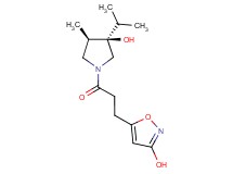 5-{3-[(3R*,4R*)-3-hydroxy-3-isopropyl-4-methyl-1-pyrrolidinyl]-3-oxopropyl}-3-isoxazolol