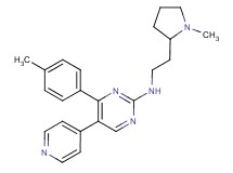 4-(4-methylphenyl)-N-[2-(1-methylpyrrolidin-2-yl)ethyl]-5-pyridin-4-ylpyrimidin-2-amine