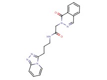 2-(1-oxo-2(1H)-phthalazinyl)-N-(3-[1,2,4]triazolo[4,3-a]pyridin-3-ylpropyl)acetamide
