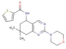 N-[7,7-dimethyl-2-(4-morpholinyl)-5,6,7,8-tetrahydro-5-quinazolinyl]-2-thiophenecarboxamide