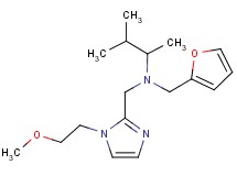 (1,2-dimethylpropyl)(2-furylmethyl){[1-(2-methoxyethyl)-1H-imidazol-2-yl]methyl}amine