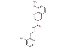 8-methoxy-N-[2-(3-methylpyridin-2-yl)ethyl]chromane-3-carboxamide