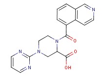 1-(isoquinolin-5-ylcarbonyl)-4-pyrimidin-2-ylpiperazine-2-carboxylic acid