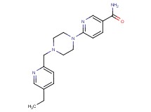 6-{4-[(5-ethylpyridin-2-yl)methyl]piperazin-1-yl}nicotinamide
