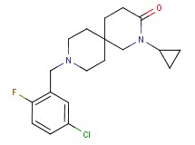 9-(5-chloro-2-fluorobenzyl)-2-cyclopropyl-2,9-diazaspiro[5.5]undecan-3-one
