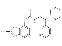 N-(2-methyl-1-benzofuran-7-yl)-N'-(2-piperidin-1-yl-2-pyridin-3-ylethyl)urea