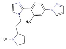 1-(3-methyl-4-{1-[2-(1-methylpyrrolidin-2-yl)ethyl]-1H-imidazol-2-yl}phenyl)-1H-pyrazole