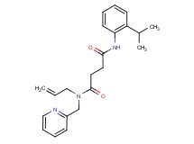 N-allyl-N'-(2-isopropylphenyl)-N-(pyridin-2-ylmethyl)succinamide