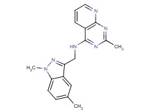 N-[(1,5-dimethyl-1H-indazol-3-yl)methyl]-2-methylpyrido[2,3-d]pyrimidin-4-amine