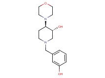 (3R*,4R*)-1-(3-hydroxybenzyl)-4-(4-morpholinyl)-3-piperidinol