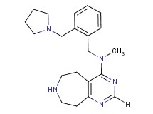 N-methyl-N-[2-(1-pyrrolidinylmethyl)benzyl]-6,7,8,9-tetrahydro-5H-pyrimido[4,5-d]azepin-4-amine dihydrochloride