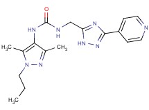 N-(3,5-dimethyl-1-propyl-1H-pyrazol-4-yl)-N'-[(3-pyridin-4-yl-1H-1,2,4-triazol-5-yl)methyl]urea