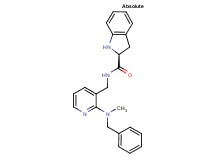 (2S)-N-({2-[benzyl(methyl)amino]pyridin-3-yl}methyl)indoline-2-carboxamide