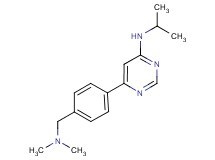6-{4-[(dimethylamino)methyl]phenyl}-N-isopropylpyrimidin-4-amine