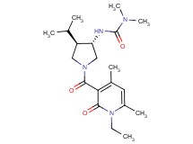 N'-{(3S*,4R*)-1-[(1-ethyl-4,6-dimethyl-2-oxo-1,2-dihydropyridin-3-yl)carbonyl]-4-isopropylpyrrolidin-3-yl}-N,N-dimethylurea