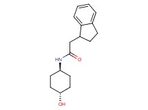 2-(2,3-dihydro-1H-inden-1-yl)-N-(trans-4-hydroxycyclohexyl)acetamide