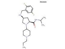 (4S)-4-[(2,5-difluorobenzyl)amino]-N-isopropyl-1-(1-propyl-4-piperidinyl)-L-prolinamide