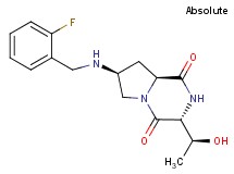 (3R,7S,8aS)-7-[(2-fluorobenzyl)amino]-3-[(1S)-1-hydroxyethyl]hexahydropyrrolo[1,2-a]pyrazine-1,4-dione