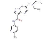 6-[(diethylamino)methyl]-N-(6-methylpyridin-3-yl)pyrazolo[1,5-a]pyrimidine-3-carboxamide