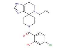 5-chloro-2-[(5-ethyl-1,5,6,7-tetrahydro-1'H-spiro[imidazo[4,5-c]pyridine-4,4'-piperidin]-1'-yl)carbonyl]phenol