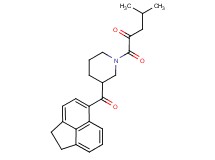 1-[3-(1,2-dihydroacenaphthylen-5-ylcarbonyl)piperidin-1-yl]-4-methyl-1-oxopentan-2-one