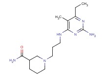 1-{3-[(2-amino-6-ethyl-5-methylpyrimidin-4-yl)amino]propyl}piperidine-3-carboxamide