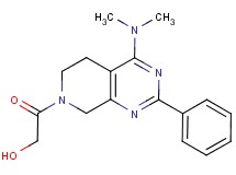 2-[4-(dimethylamino)-2-phenyl-5,8-dihydropyrido[3,4-d]pyrimidin-7(6H)-yl]-2-oxoethanol