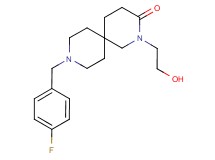 9-(4-fluorobenzyl)-2-(2-hydroxyethyl)-2,9-diazaspiro[5.5]undecan-3-one