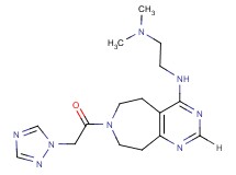 N,N-dimethyl-N'-[7-(1H-1,2,4-triazol-1-ylacetyl)-6,7,8,9-tetrahydro-5H-pyrimido[4,5-d]azepin-4-yl]ethane-1,2-diamine