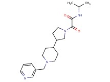 N-isopropyl-2-oxo-2-{3-[1-(3-pyridinylmethyl)-4-piperidinyl]-1-pyrrolidinyl}acetamide