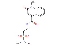 N-{2-[(dimethylamino)sulfonyl]ethyl}-1-methyl-2-oxo-1,2-dihydroquinoline-4-carboxamide