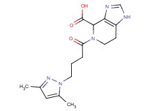5-[4-(3,5-dimethyl-1H-pyrazol-1-yl)butanoyl]-4,5,6,7-tetrahydro-1H-imidazo[4,5-c]pyridine-4-carboxylic acid