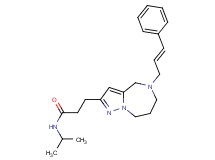N-isopropyl-3-{5-[(2E)-3-phenyl-2-propen-1-yl]-5,6,7,8-tetrahydro-4H-pyrazolo[1,5-a][1,4]diazepin-2-yl}propanamide