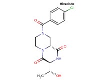 (3S,9aR)-8-(4-chlorobenzoyl)-3-[(1R)-1-hydroxyethyl]tetrahydro-2H-pyrazino[1,2-a]pyrazine-1,4(3H,6H)-dione