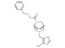 (1S*,5R*)-6-[(benzyloxy)acetyl]-3-[(4-methyl-1H-imidazol-5-yl)methyl]-3,6-diazabicyclo[3.2.2]nonane