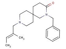 2-benzyl-9-[(2E)-2-methylbut-2-en-1-yl]-2,9-diazaspiro[5.5]undecan-3-one