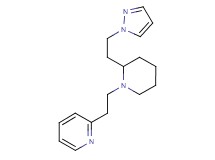2-(2-{2-[2-(1H-pyrazol-1-yl)ethyl]-1-piperidinyl}ethyl)pyridine