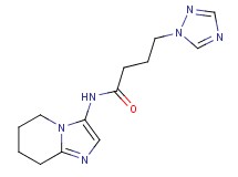 N-(5,6,7,8-tetrahydroimidazo[1,2-a]pyridin-3-yl)-4-(1H-1,2,4-triazol-1-yl)butanamide