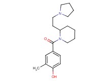 2-methyl-4-({2-[2-(1-pyrrolidinyl)ethyl]-1-piperidinyl}carbonyl)phenol