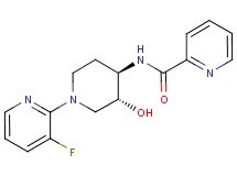 N-[(3R*,4R*)-1-(3-fluoropyridin-2-yl)-3-hydroxypiperidin-4-yl]pyridine-2-carboxamide